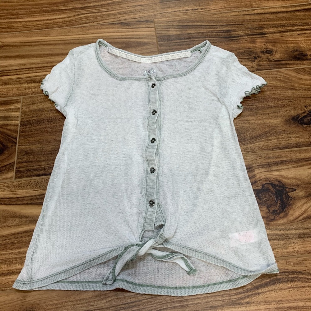 - Justice sheer top size 10